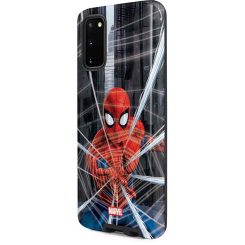 Marvel Spiderman Web Throw Galaxy S20 Pro Case