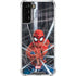Marvel Spiderman Web Throw Galaxy S21 FE Clear Case