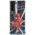 Marvel Spiderman Web Throw Galaxy S22 Clear Case