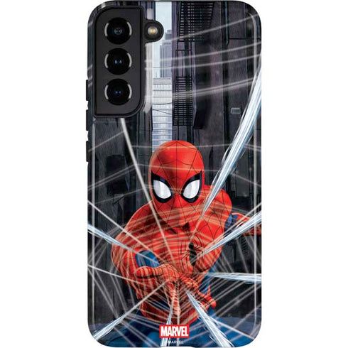 Marvel Spiderman Web Throw Galaxy S22 Plus Pro Case
