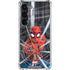 Marvel Spiderman Web Throw Galaxy S23 Clear Case