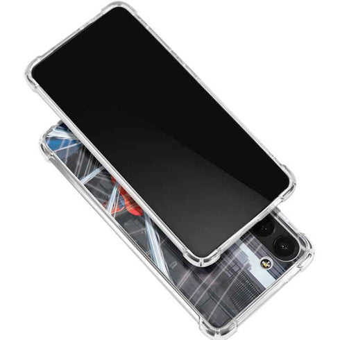 Marvel Spiderman Web Throw Galaxy S23 Clear Case