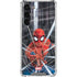 Marvel Spiderman Web Throw Galaxy S23 FE Clear Case