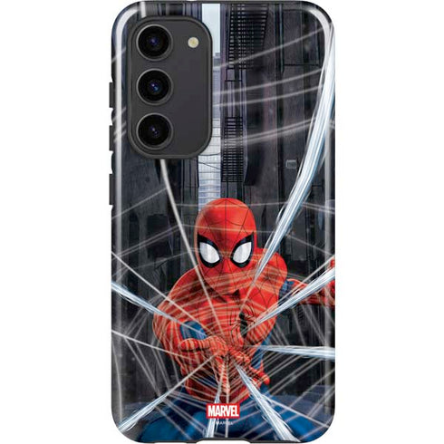Marvel Spiderman Web Throw Galaxy S23 Plus Pro Case