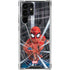 Marvel Spiderman Web Throw Galaxy S23 Ultra Clear Case