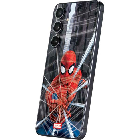 Marvel Spiderman Web Throw Galaxy S24 Skin