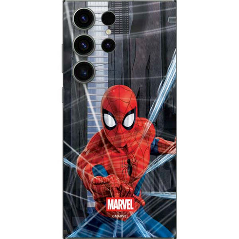 Marvel Spiderman Web Throw Galaxy S24 Ultra Skin