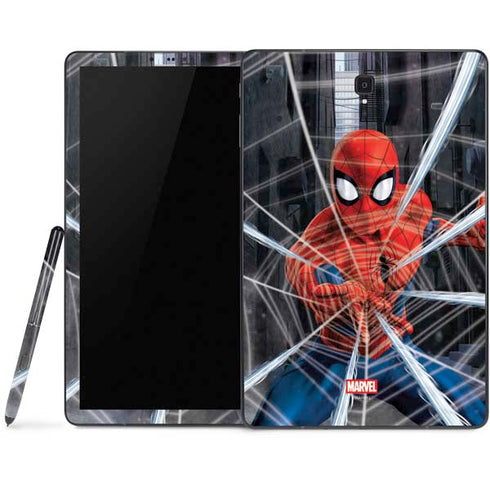 Marvel Spiderman Web Throw Samsung Galaxy Tab Skin