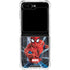 Marvel Spiderman Web Throw Galaxy Z Flip6 Clear Case