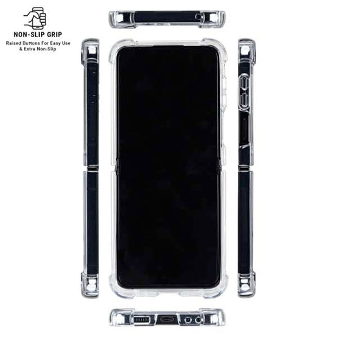Marvel Spiderman Web Throw Galaxy Z Flip6 Clear Case