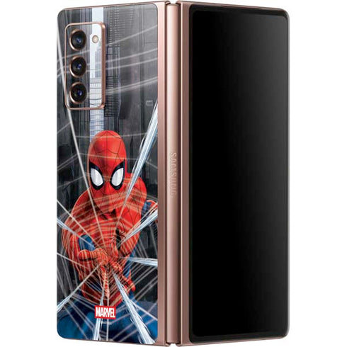 Marvel Spiderman Web Throw Galaxy Z Fold2 5G Skin
