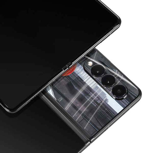 Marvel Spiderman Web Throw Galaxy Z Fold3 5G Skin