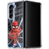 Marvel Spiderman Web Throw Galaxy Z Fold5 5G Clear Case