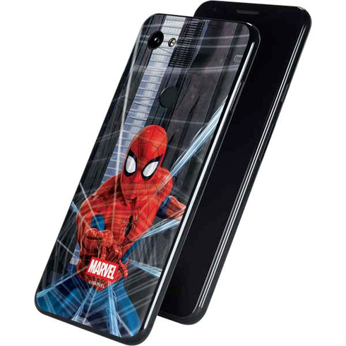 Marvel Spiderman Web Throw Google Pixel 3a Skin