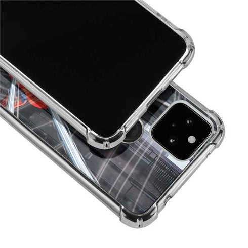Marvel Spiderman Web Throw Google Pixel 5 Clear Case