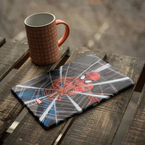 Marvel Spiderman Web Throw iPad Skins