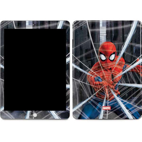 Marvel Spiderman Web Throw Apple iPad Skin