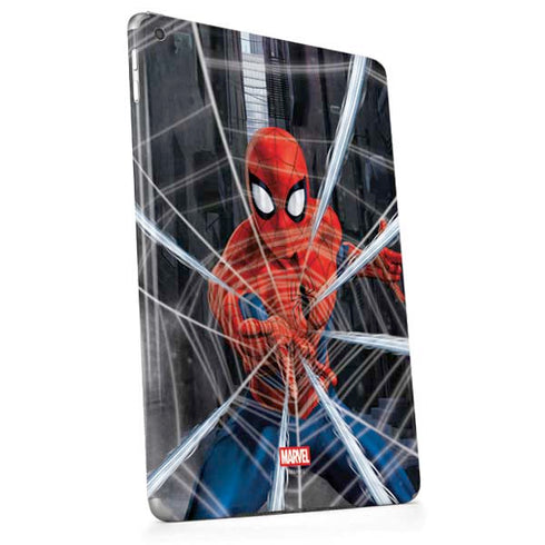 Marvel Spiderman Web Throw Apple iPad Skin