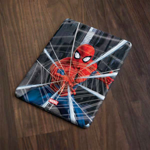 Marvel Spiderman Web Throw Apple iPad Skin