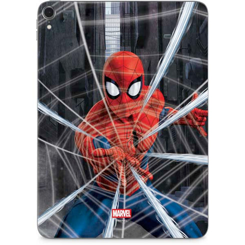 Marvel Spiderman Web Throw Apple iPad Pro Skin