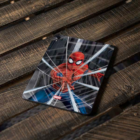 Marvel Spiderman Web Throw Apple iPad Pro Skin
