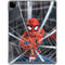 Marvel Spiderman Web Throw iPad Pro 12.9in (2020) Clear Case