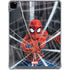 Marvel Spiderman Web Throw iPad Pro 12.9in (2020) Clear Case