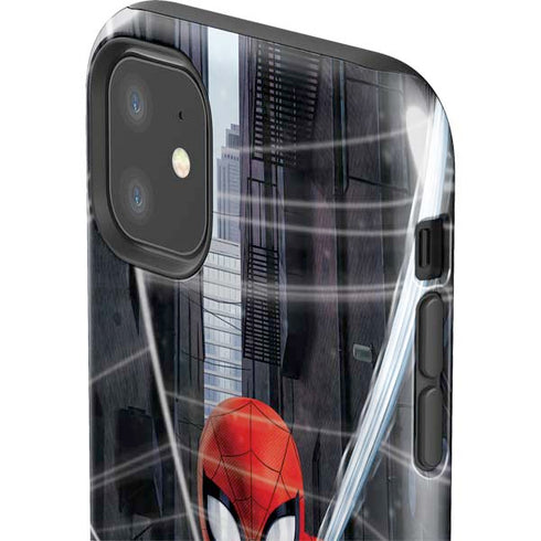 Marvel Spiderman Web Throw iPhone 11 Impact Case