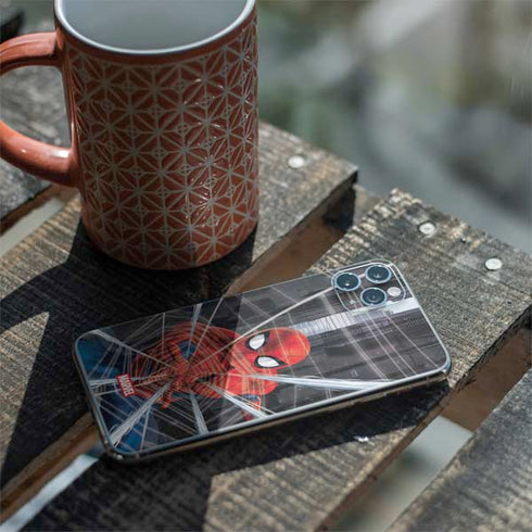 Marvel Spiderman Web Throw iPhone 11 Pro Max Skin