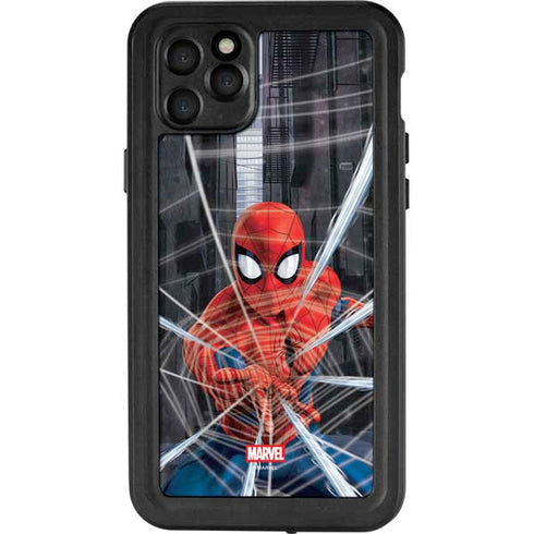 Marvel Spiderman Web Throw iPhone 11 Pro Max Waterproof Case