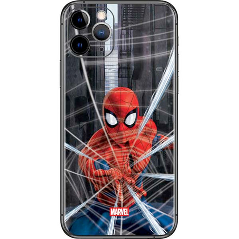 Marvel Spiderman Web Throw iPhone 11 Pro Skin