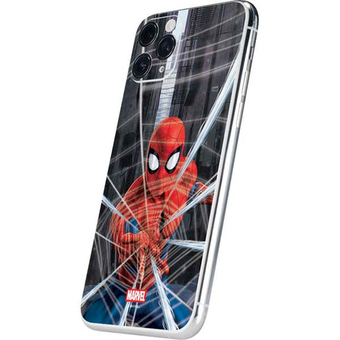 Marvel Spiderman Web Throw iPhone 11 Pro Skin