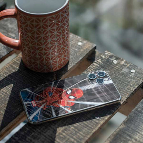 Marvel Spiderman Web Throw iPhone 11 Pro Skin