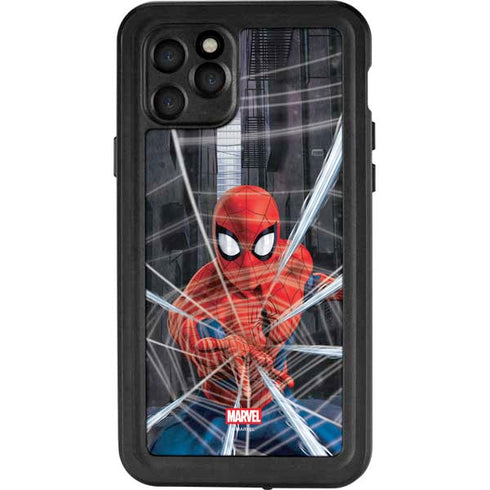 Marvel Spiderman Web Throw iPhone 11 Pro Waterproof Case