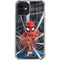 Marvel Spiderman Web Throw iPhone 12 Clear Case