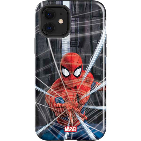 Marvel Spiderman Web Throw iPhone 12 Impact Case