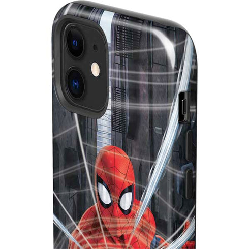 Marvel Spiderman Web Throw iPhone 12 Impact Case