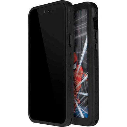 Marvel Spiderman Web Throw iPhone 12 Mini Waterproof Case
