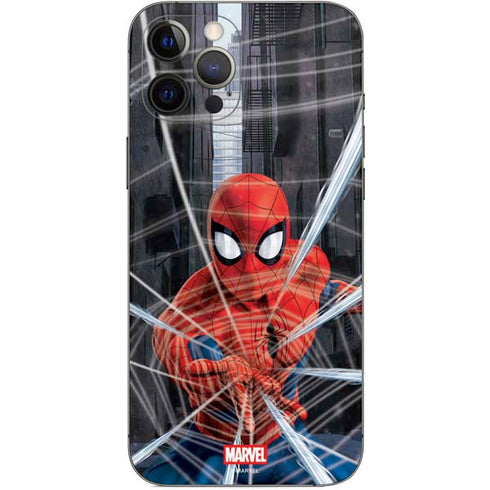 Marvel Spiderman Web Throw iPhone 12 Pro Max Skin