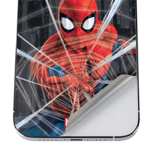 Marvel Spiderman Web Throw iPhone 12 Pro Skin