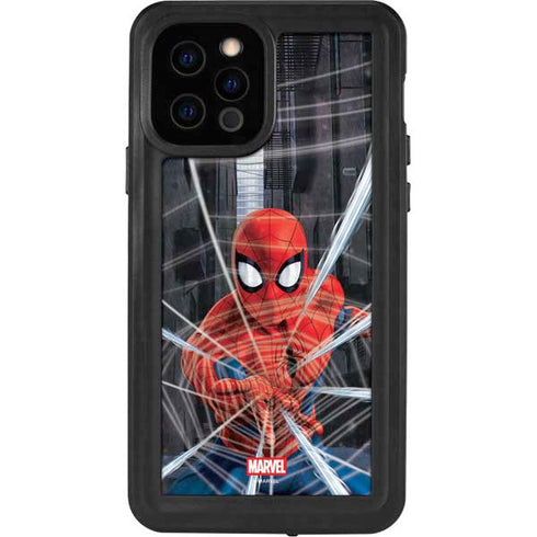 Marvel Spiderman Web Throw iPhone 12 Pro Waterproof Case