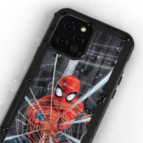 Marvel Spiderman Web Throw iPhone 12 Pro Waterproof Case