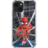 Marvel Spiderman Web Throw iPhone 13 Mini Clear Case