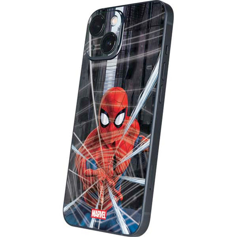 Marvel Spiderman Web Throw iPhone 13 Mini Skin