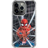 Marvel Spiderman Web Throw iPhone 13 Pro Clear Case