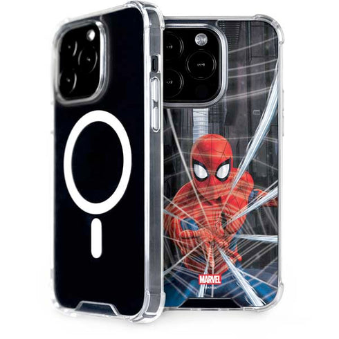 Marvel Spiderman Web Throw iPhone 13 Pro Max MagSafe Case
