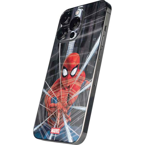 Marvel Spiderman Web Throw iPhone 14 Pro Max Skin