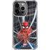 Marvel Spiderman Web Throw iPhone 15 Pro Clear Case