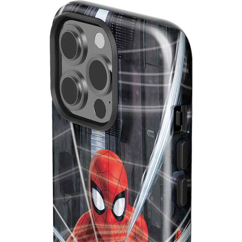 Marvel Spiderman Web Throw iPhone 15 Pro Impact Case
