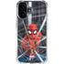 Marvel Spiderman Web Throw iPhone 16 Clear Case